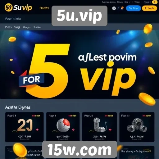 Comparativo de bônus e promoções no site 5u.vip