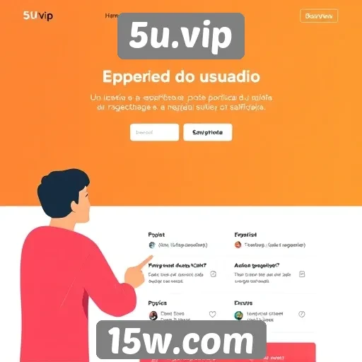 Experiência do usuário no site 5u.vip